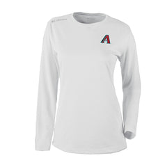 Arizona Diamondbacks Columbia Shotgun Long Sleeve T-Shirt - White - Columbia Discount