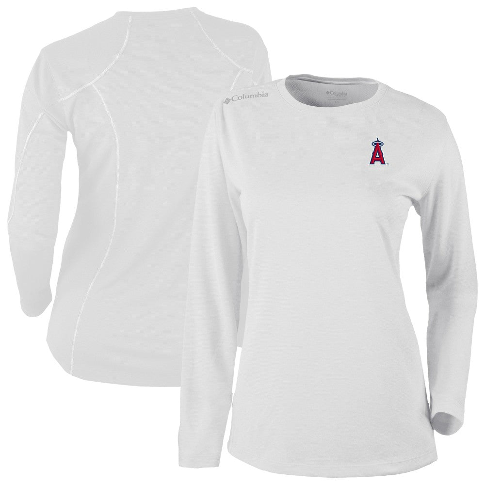 Los Angeles Angels Columbia Shotgun Long Sleeve T-Shirt - White - Columbia Lifestyle