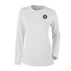 Houston Astros Columbia Shotgun Long Sleeve T-Shirt - White - Columbia Discount