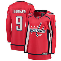 Ryan Leonard Washington Capitals Fanatics Women's Home Breakaway Player Jersey - Red - NHL 203070950
