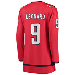 Ryan Leonard Washington Capitals Fanatics Women's Home Breakaway Player Jersey - Red - NHL 203070950