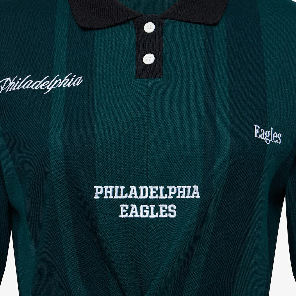 Philadelphia Eagles Off Season Women's Rugby T-Shirt Midnight Green