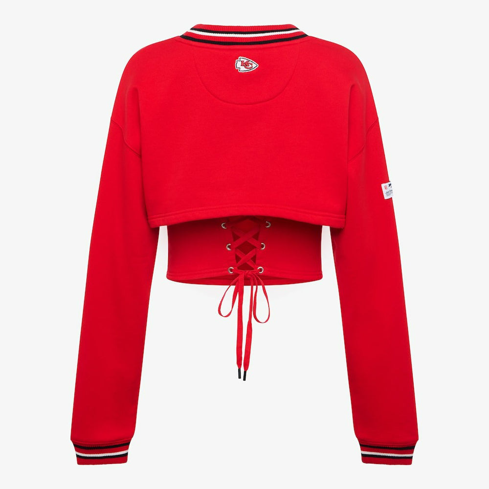 Kansas City Chiefs Off Season Women's Fleece Shrug Cami Red