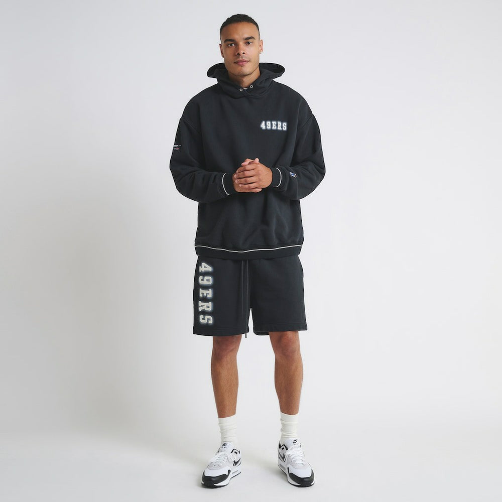 San Francisco 49ers Off Season Unisex Fleece Shorts Black