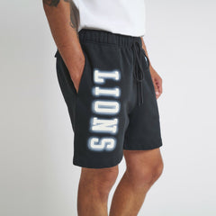Detroit Lions Off Season Unisex Fleece Shorts Black