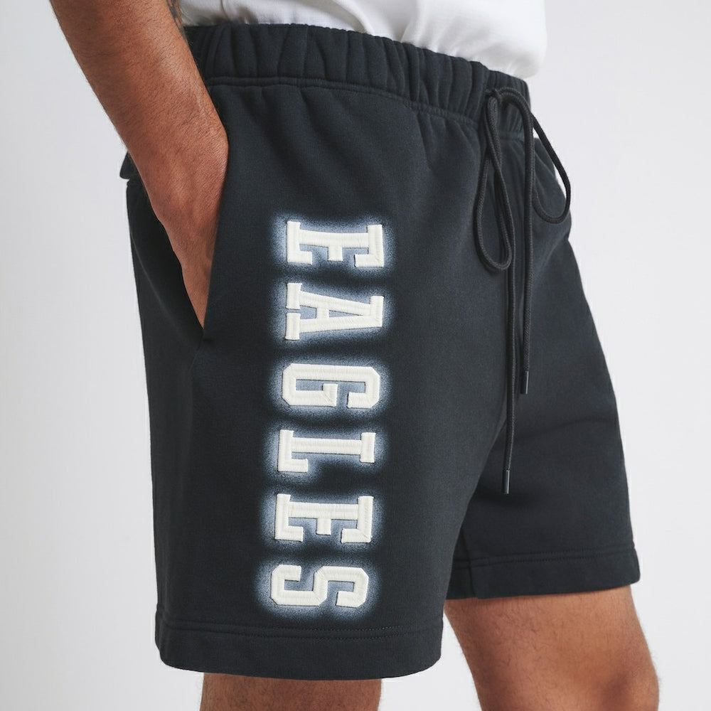 Philadelphia Eagles Off Season Unisex Fleece Shorts Black