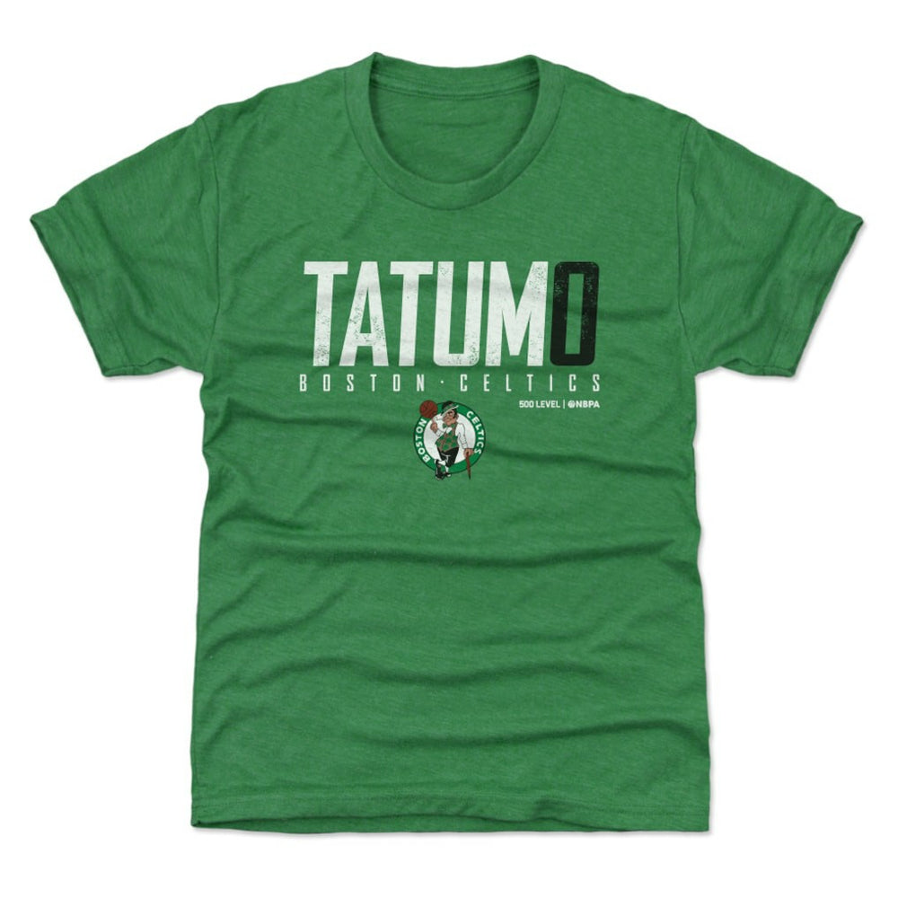 Jayson Tatum Boston Celtics 500 Level Youth Elite T-Shirt Kelly Green