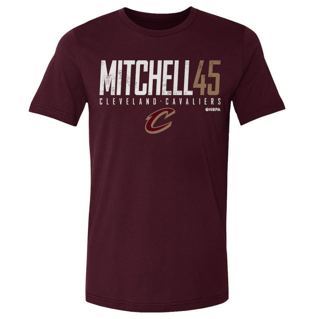 Donovan Mitchell Cleveland Cavaliers 500 Level Elite T-Shirt Wine