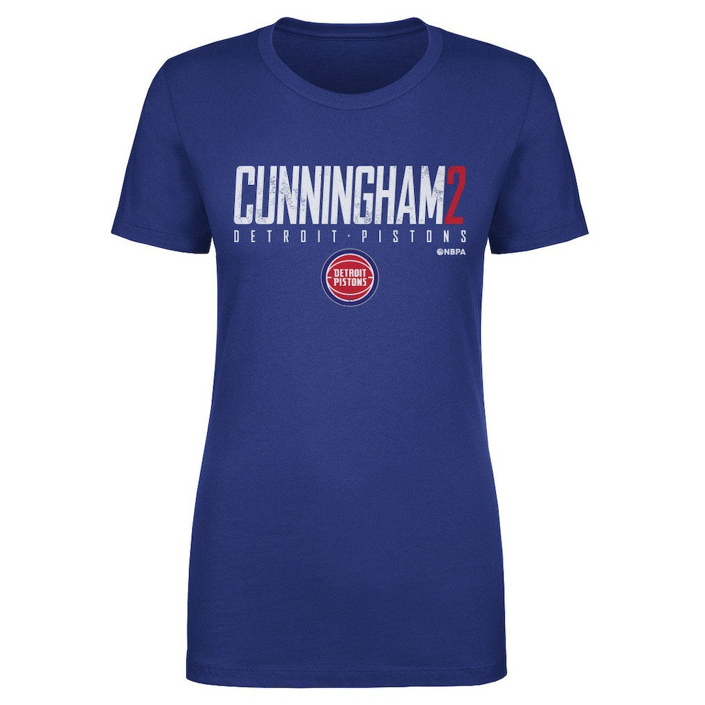 Cade Cunningham Detroit Pistons 500 Level Women's Elite T-Shirt Blue