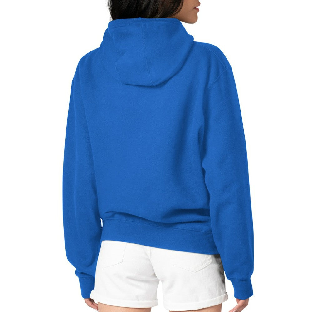 Toronto Blue Jays G-III 4Her by Carl Banks Women's Double Heart Fleece Pullover Hoodie - Royal - MLB Sale