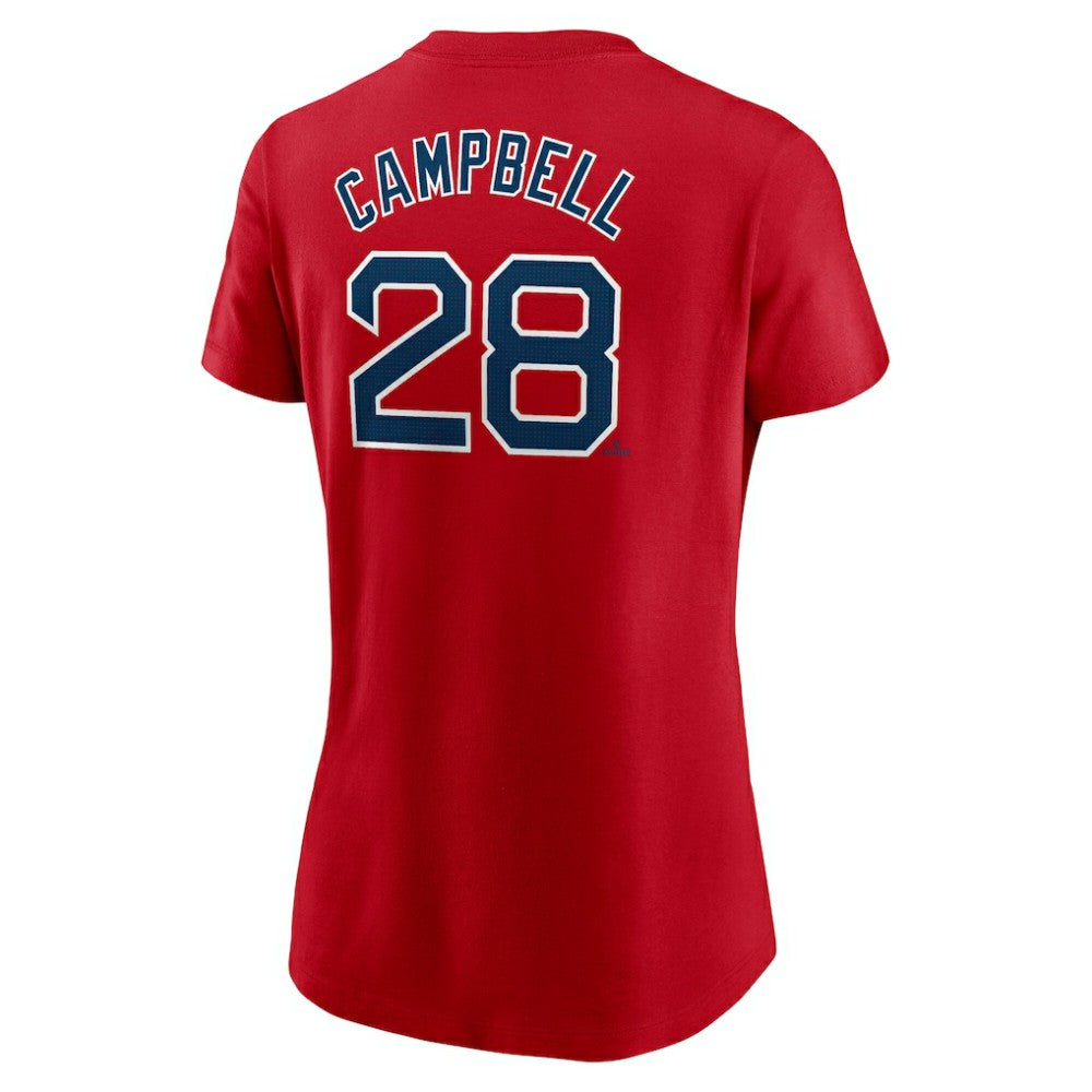 Kristian Campbell Boston Red Sox Nike Women's Cooperstown Collection Fuse Name & Number T-Shirt - Red - Nike Discount
