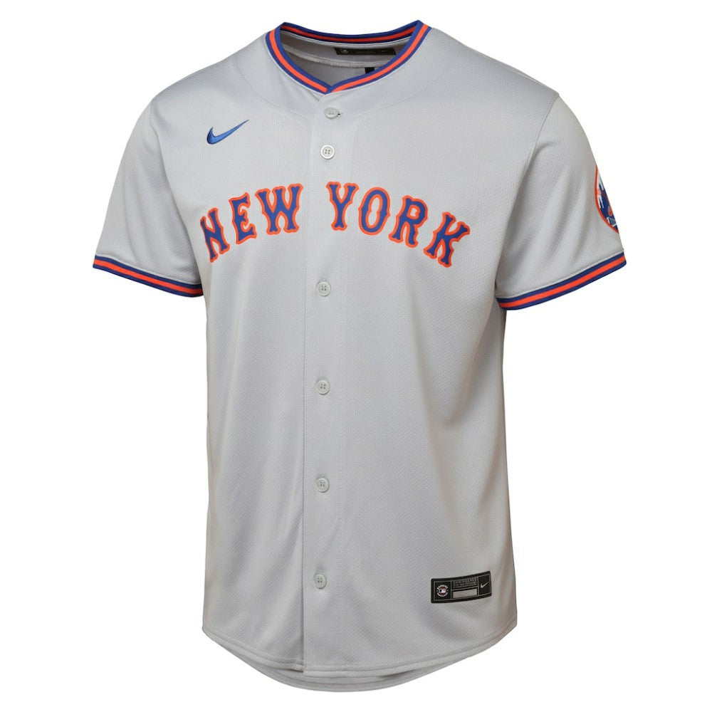 New York Mets Youth Road Limited Jersey - Gray - MLB Online