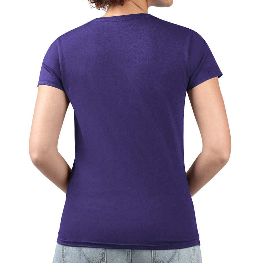 Colorado Rockies G-III 4Her by Carl Banks Women's Super-Slim Fit Lightweight Retro Roses V-Neck T-Shirt - Purple - MLB Online