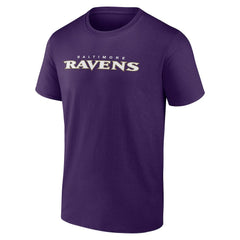 Baltimore Ravens #1 Dad Jersey T-Shirt Purple