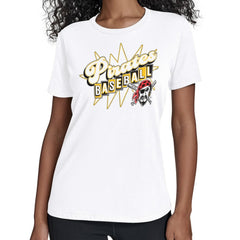 Pittsburgh Pirates Starter Women's Drive-In T-Shirt - White - MLB on Sale