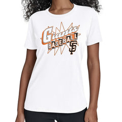 San Francisco Giants Starter Women's Drive-In T-Shirt - White - MLB Lifestyle