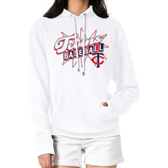 Minnesota Twins Starter Women's Drive-In Pullover Hoodie - White - MLB Online