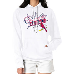 St. Louis Cardinals Starter Women's Drive-In Pullover Hoodie - White - MLB Online