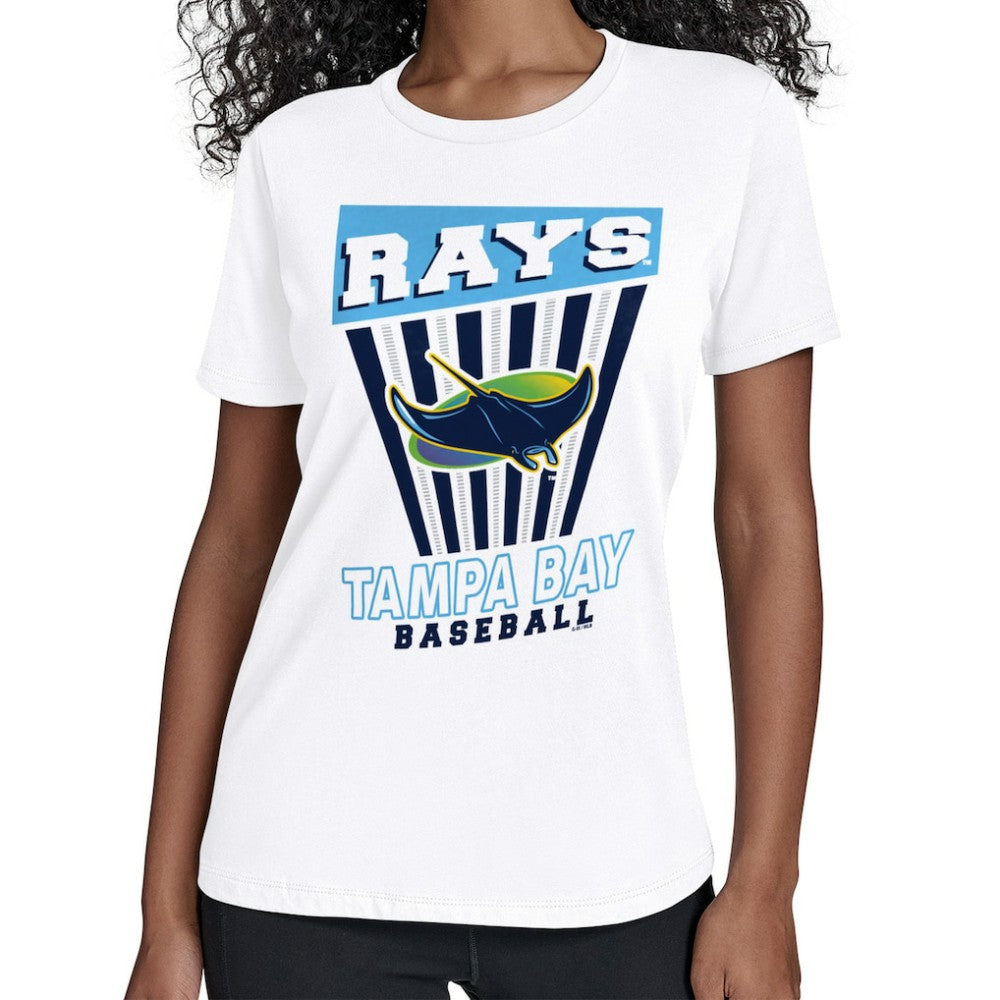Tampa Bay Rays Starter Women's Poster Print T-Shirt - White - MLB Online