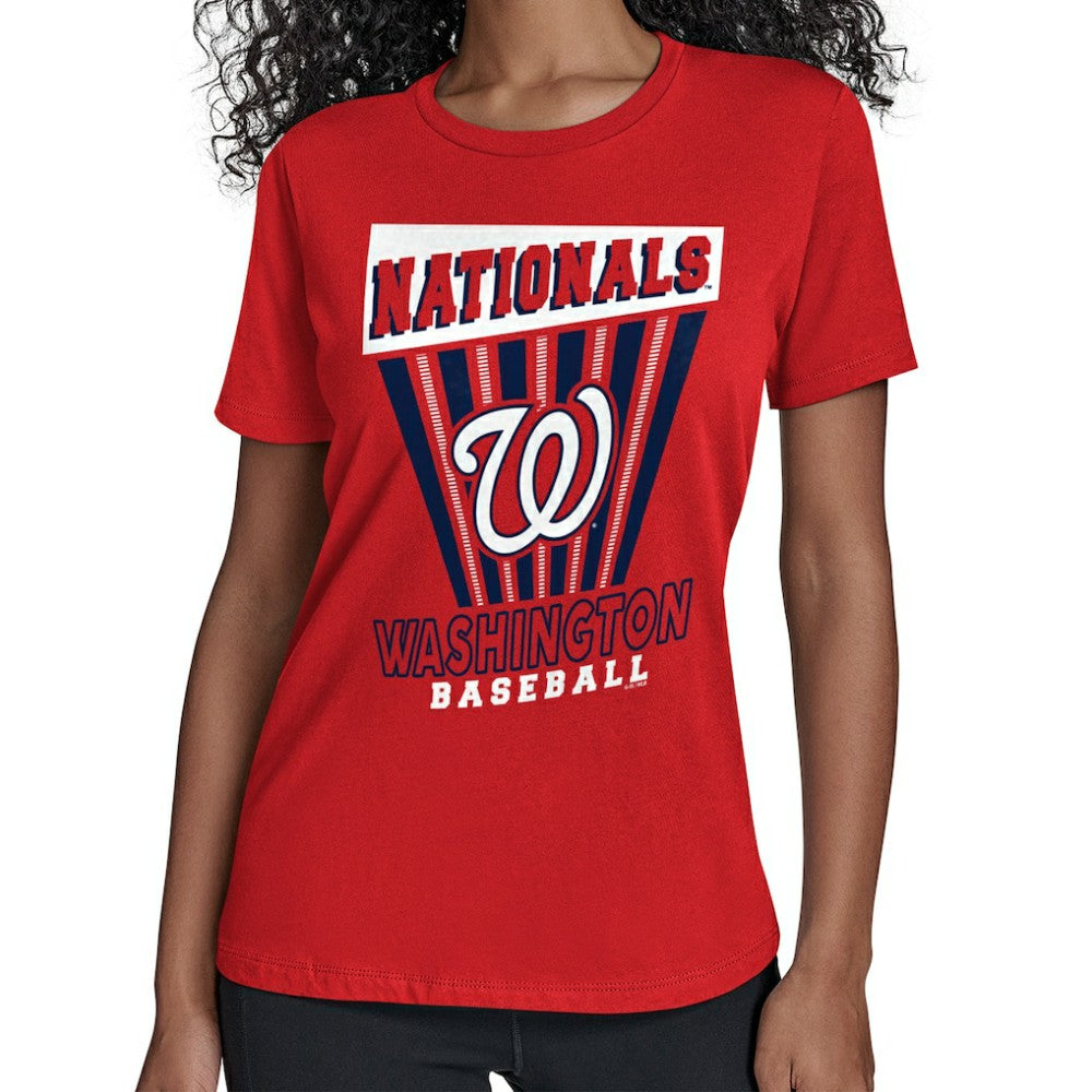 Washington Nationals Starter Women's Poster Print T-Shirt - Red - MLB Online