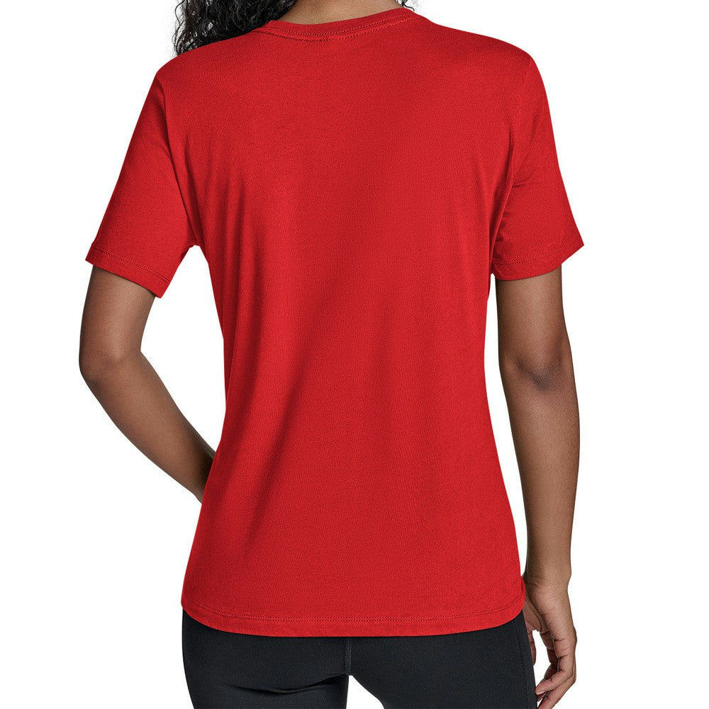 Los Angeles Angels Starter Women's Poster Print T-Shirt - Red - MLB Discount