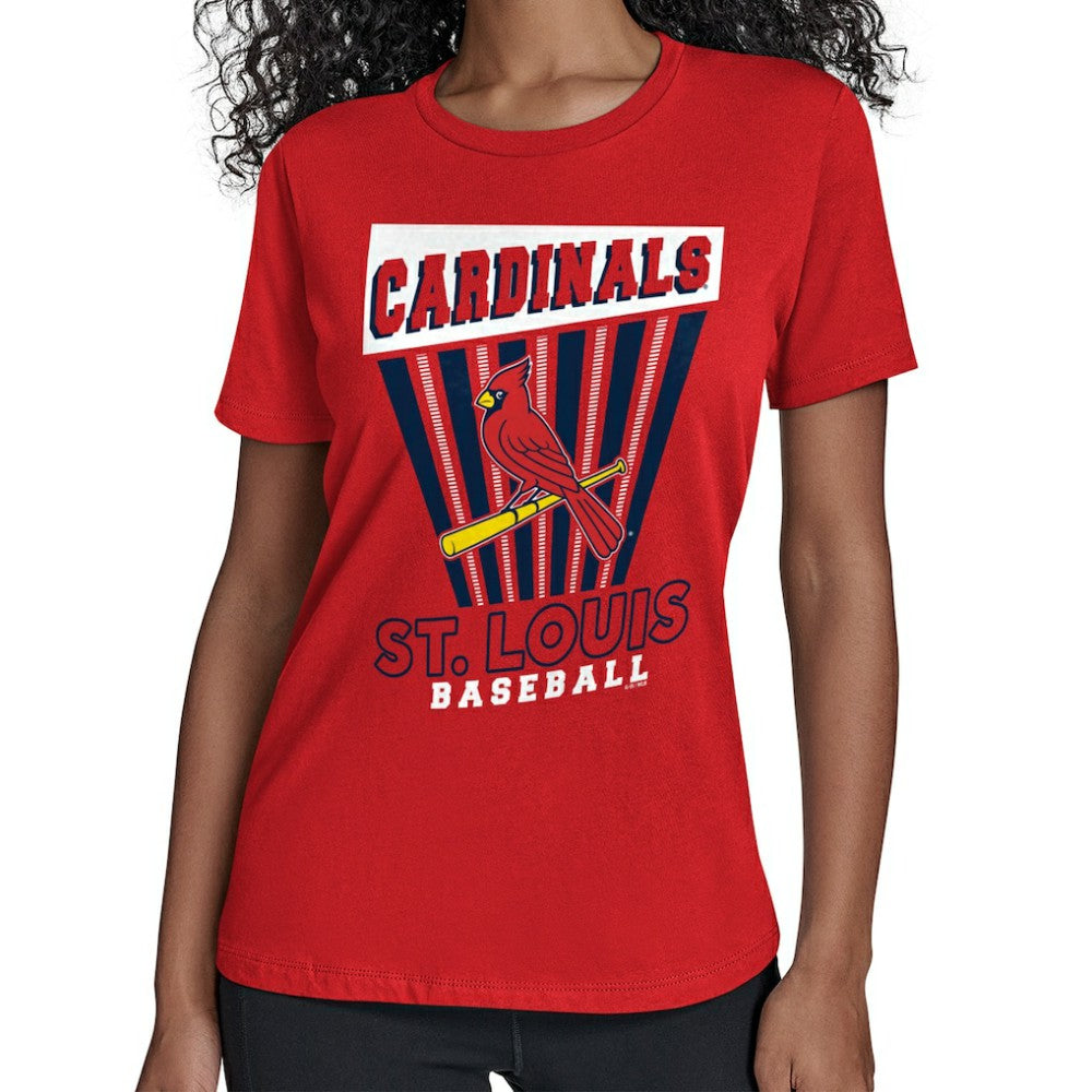 St. Louis Cardinals Starter Women's Poster Print T-Shirt - Red - MLB Online