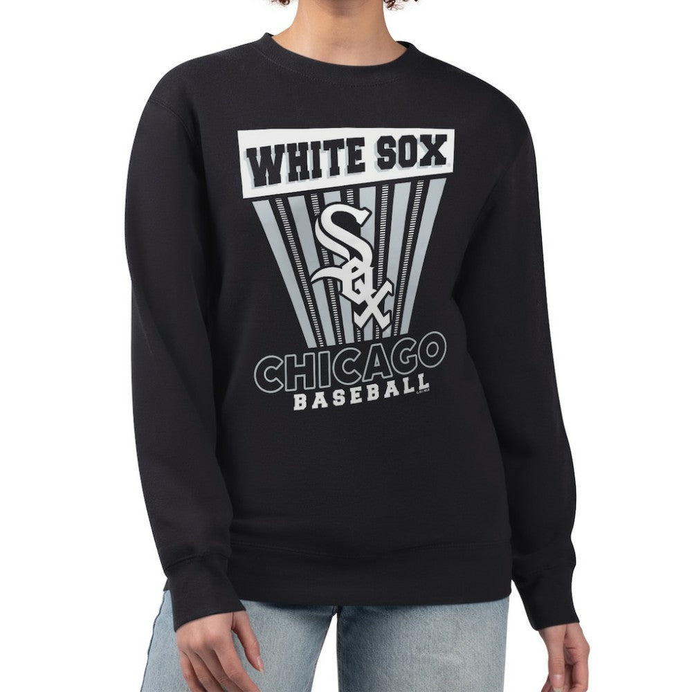 Chicago White Sox Starter Women's Poster Print Pullover Sweatshirt - Black - MLB Online