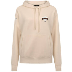 San Francisco Giants Levelwear Women's Cooperstown Collection Adorn Core Logo Pullover Hoodie - Khaki - MLB Sale