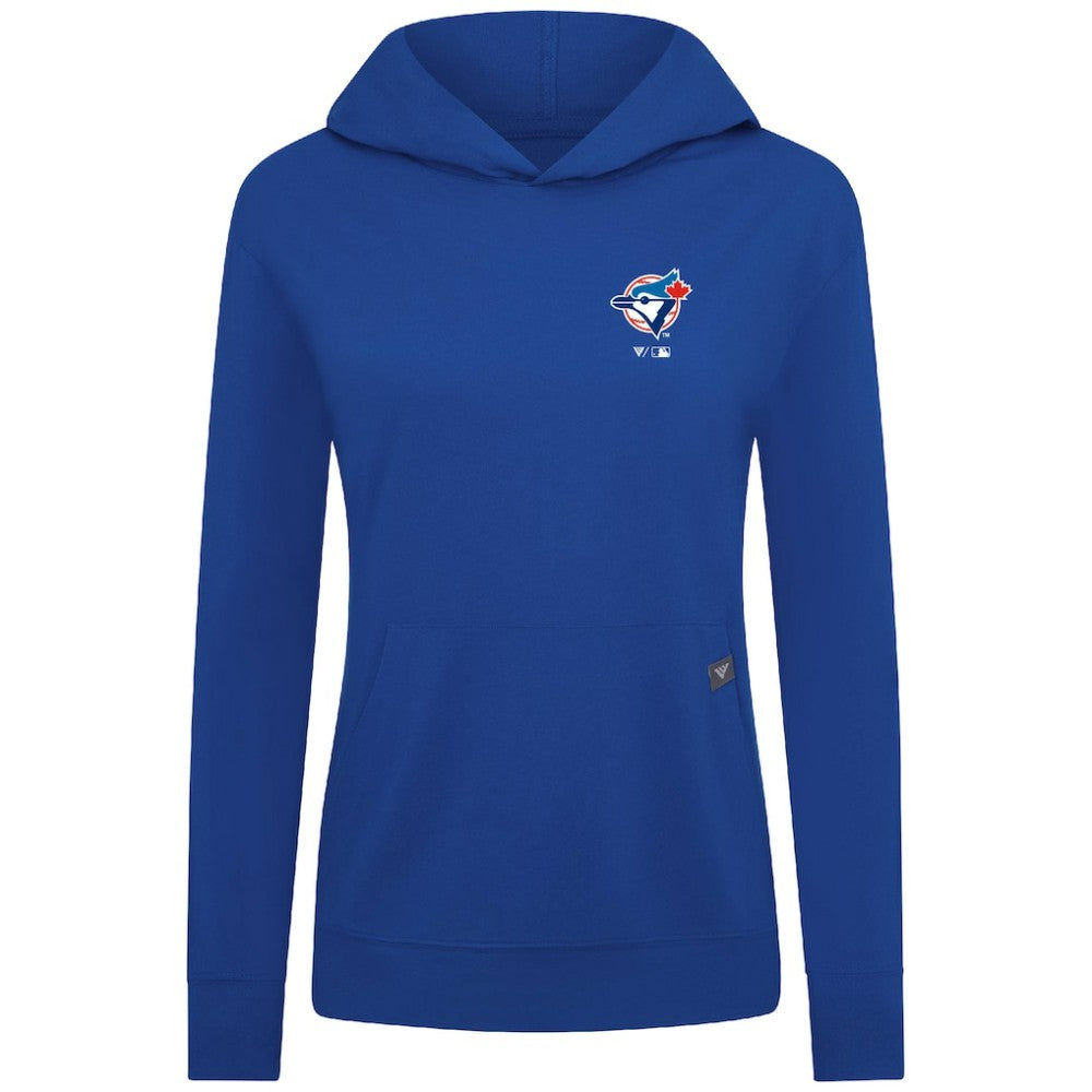 Toronto Blue Jays Levelwear Women's Cooperstown Collection Relay Core Logo Pullover Hoodie - Royal - MLB on Sale