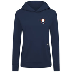Houston Astros Levelwear Women's Cooperstown Collection Relay Core Logo Pullover Hoodie - Navy - MLB on Sale