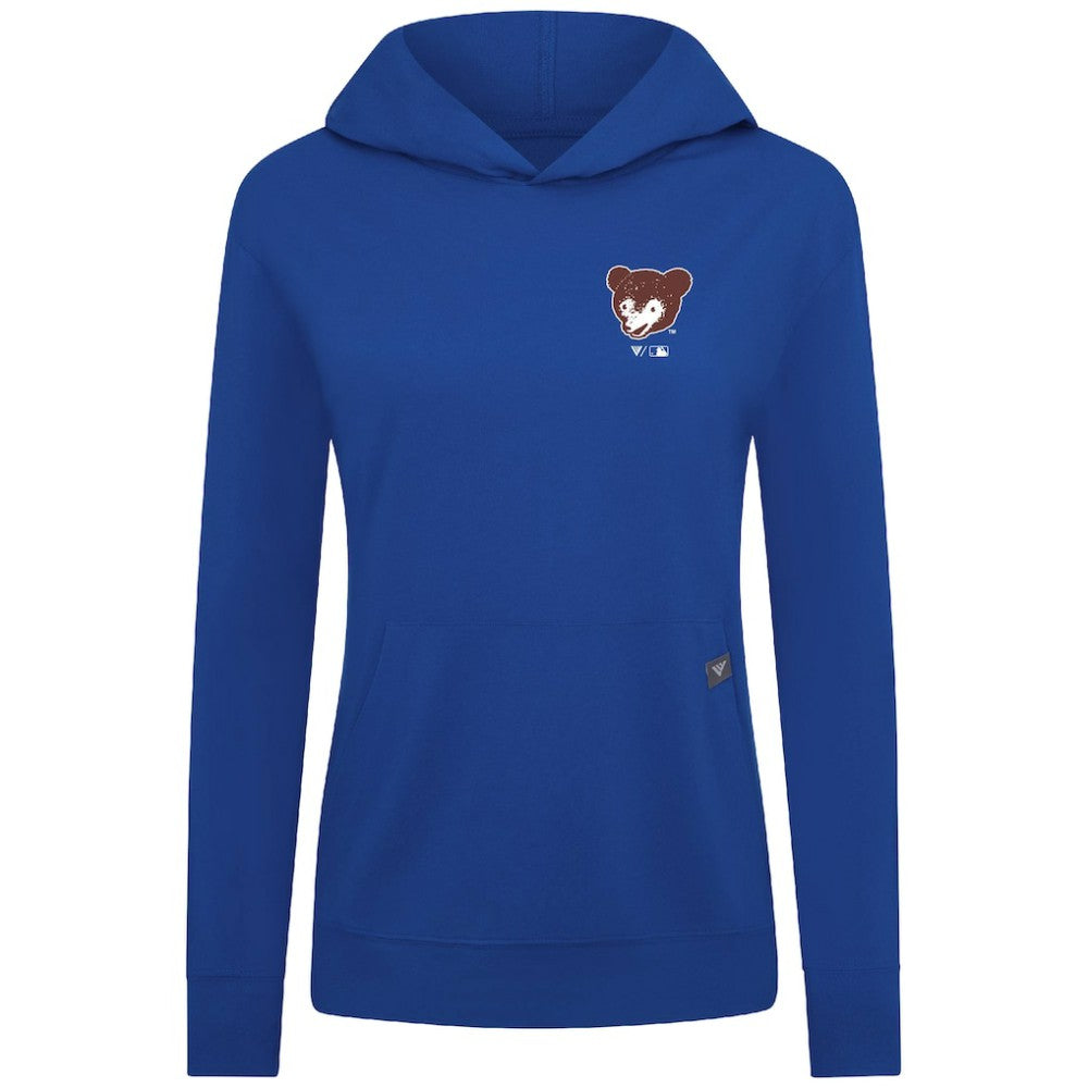 Chicago Cubs Levelwear Women's Cooperstown Collection Relay Core Logo Pullover Hoodie - Royal - MLB Online