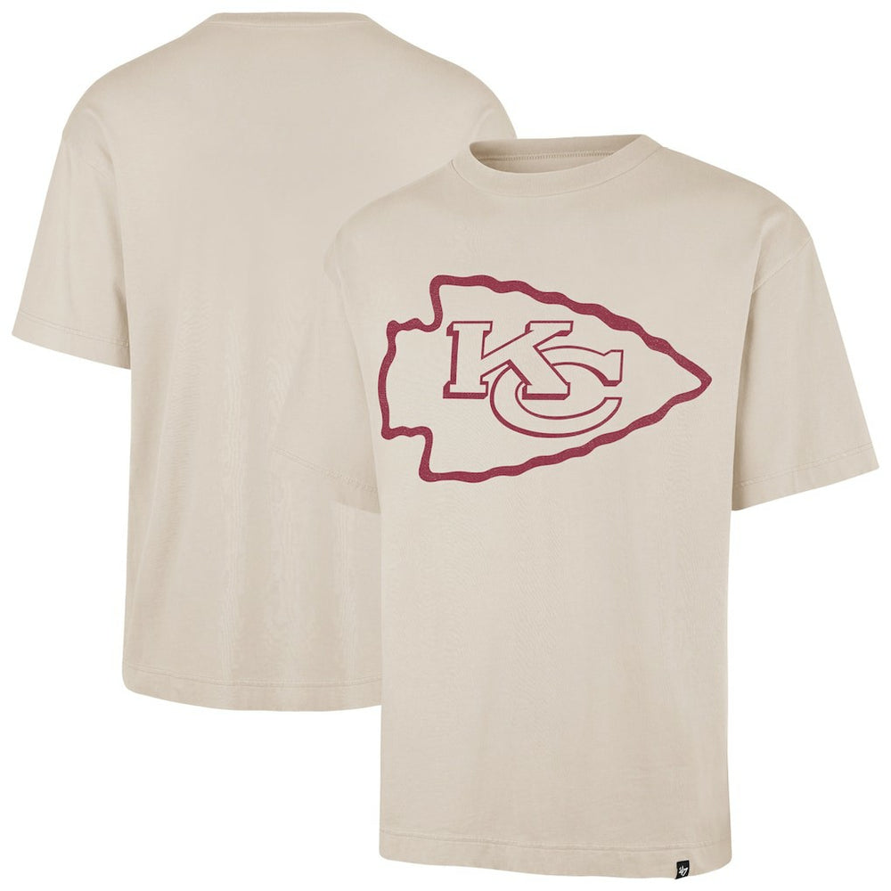 47 brand Kansas City Chiefs '47 Bouldering Imprint Ravine Foundation T-Shirt Tan