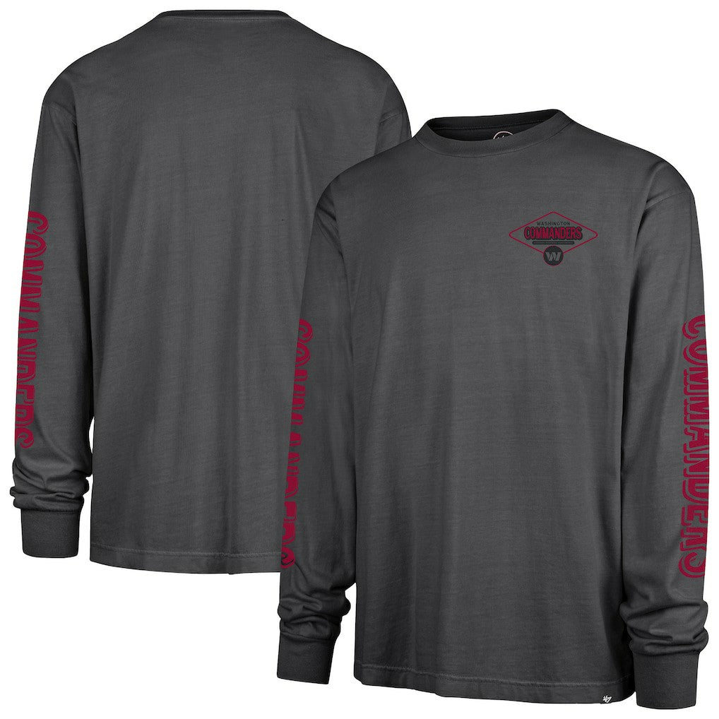 47 brand Washington Commanders '47 Cairn Ravine Foundation Long Sleeve T-Shirt Black