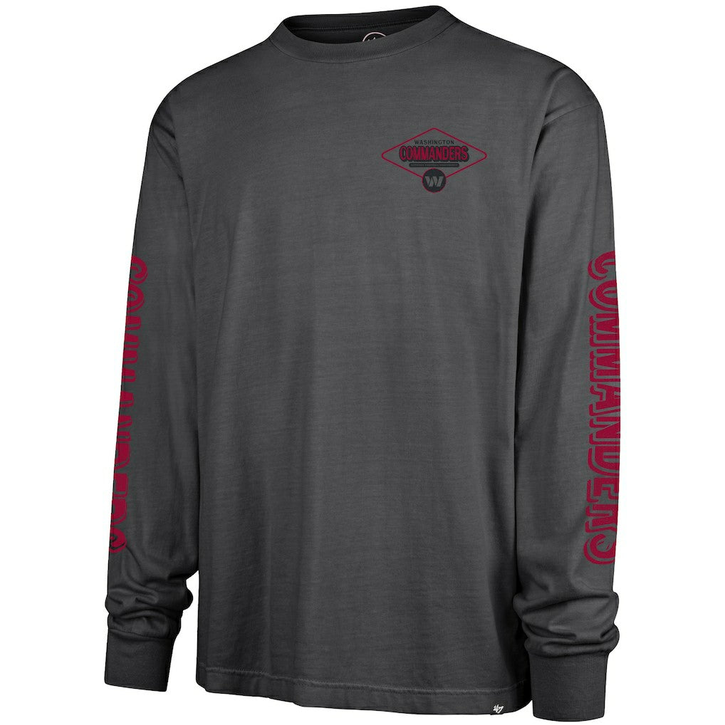 47 brand Washington Commanders '47 Cairn Ravine Foundation Long Sleeve T-Shirt Black