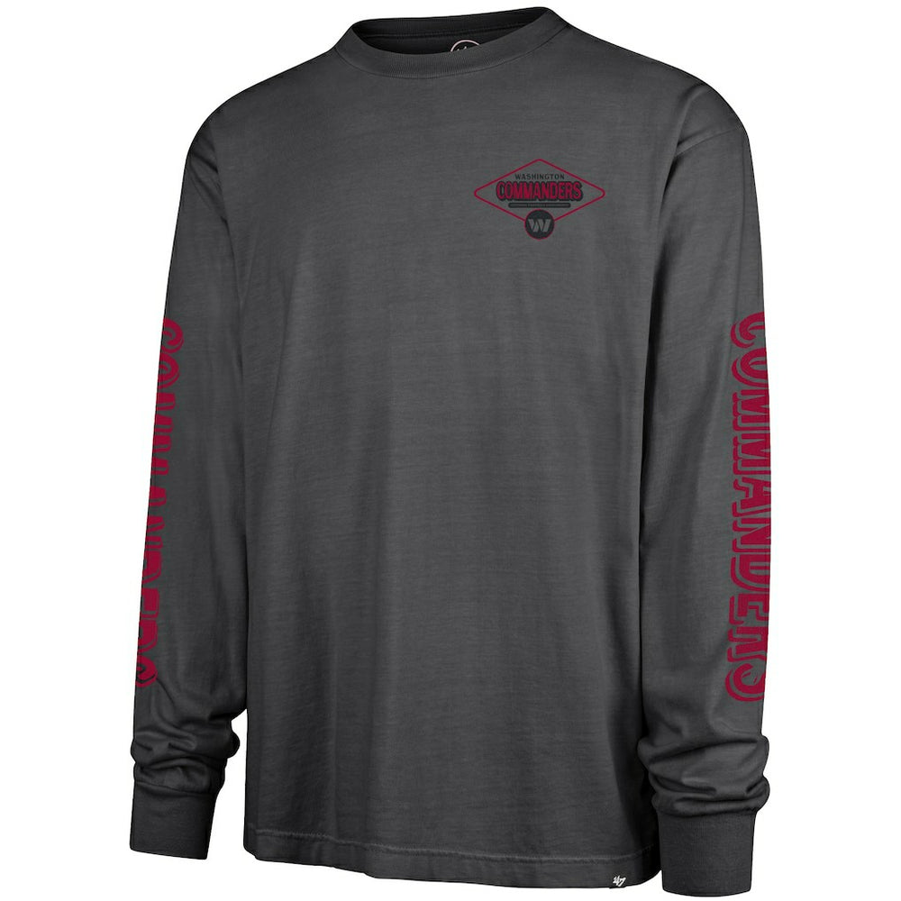 47 brand Washington Commanders '47 Cairn Ravine Foundation Long Sleeve T-Shirt Black