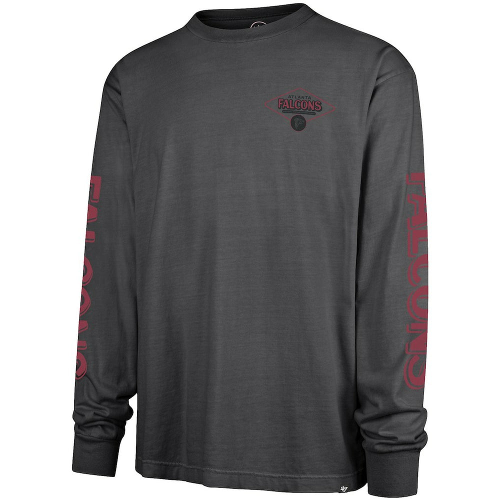 47 brand Atlanta Falcons '47 Cairn Ravine Foundation Long Sleeve T-Shirt Black
