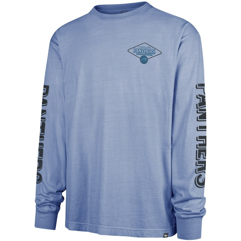 47 brand Carolina Panthers '47 Cairn Ravine Foundation Long Sleeve T-Shirt Blue