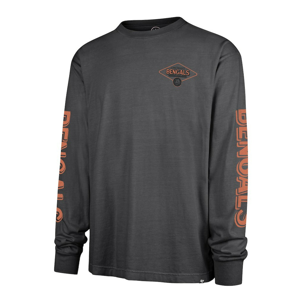 47 brand Cincinnati Bengals '47 Cairn Ravine Foundation Long Sleeve T-Shirt Black