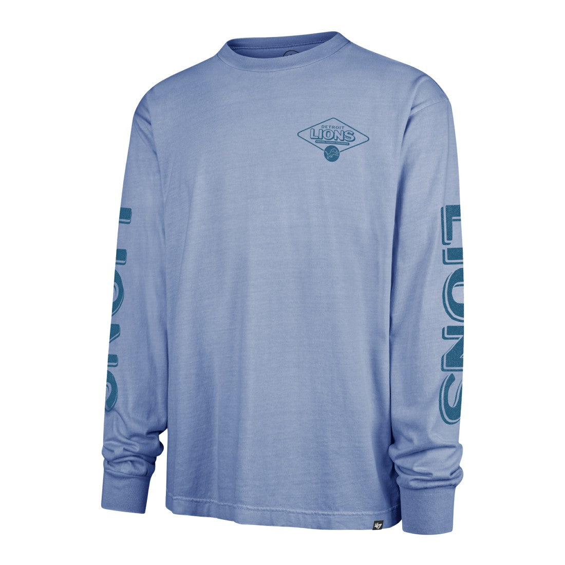 47 brand Detroit Lions '47 Cairn Ravine Foundation Long Sleeve T-Shirt Blue