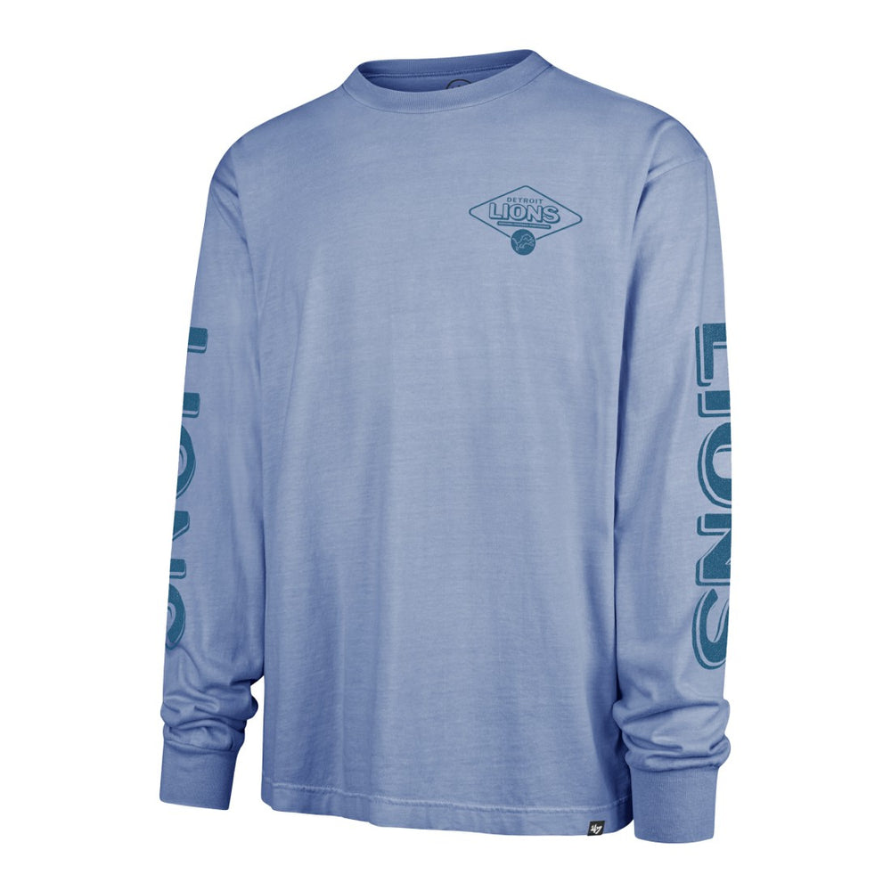 47 brand Detroit Lions '47 Cairn Ravine Foundation Long Sleeve T-Shirt Blue