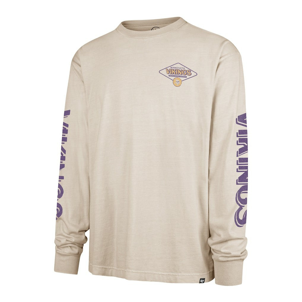 47 brand Minnesota Vikings '47 Cairn Ravine Foundation Long Sleeve T-Shirt Tan