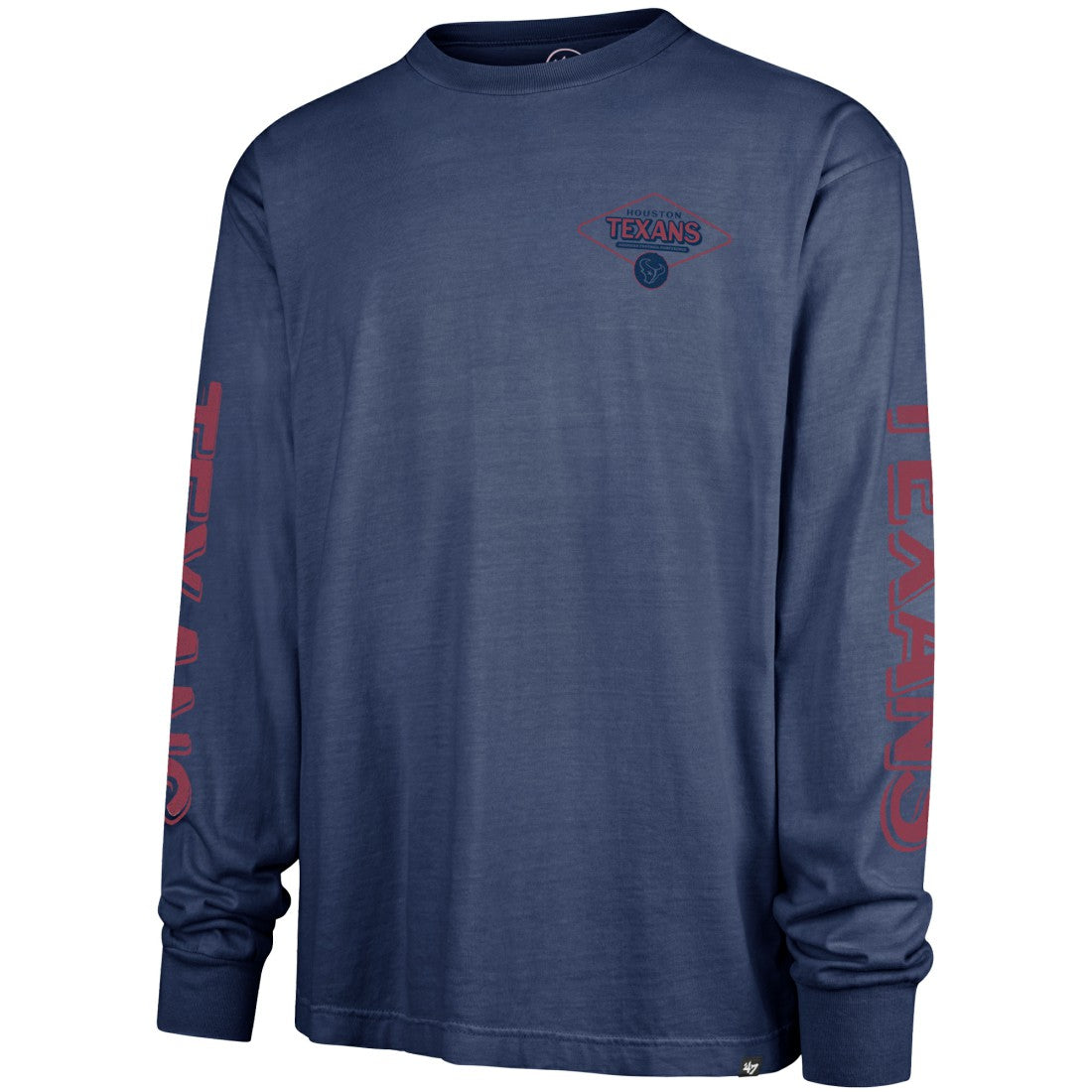 47 brand Houston Texans '47 Cairn Ravine Foundation Long Sleeve T-Shirt Navy