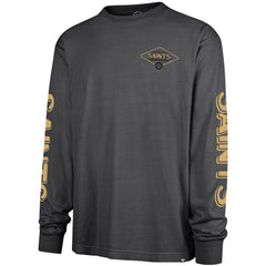 47 brand New Orleans Saints '47 Cairn Ravine Foundation Long Sleeve T-Shirt Black