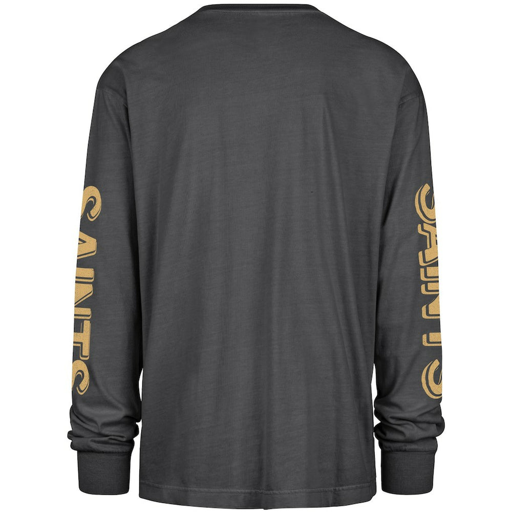 47 brand New Orleans Saints '47 Cairn Ravine Foundation Long Sleeve T-Shirt Black