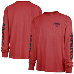 47 brand San Francisco 49ers '47 Cairn Ravine Foundation Long Sleeve T-Shirt Scarlet