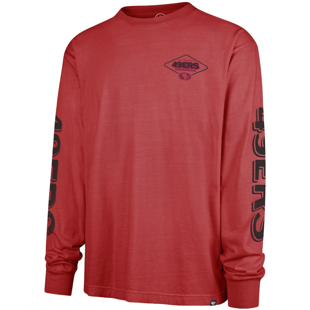 47 brand San Francisco 49ers '47 Cairn Ravine Foundation Long Sleeve T-Shirt Scarlet