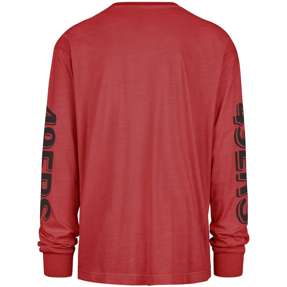 47 brand San Francisco 49ers '47 Cairn Ravine Foundation Long Sleeve T-Shirt Scarlet