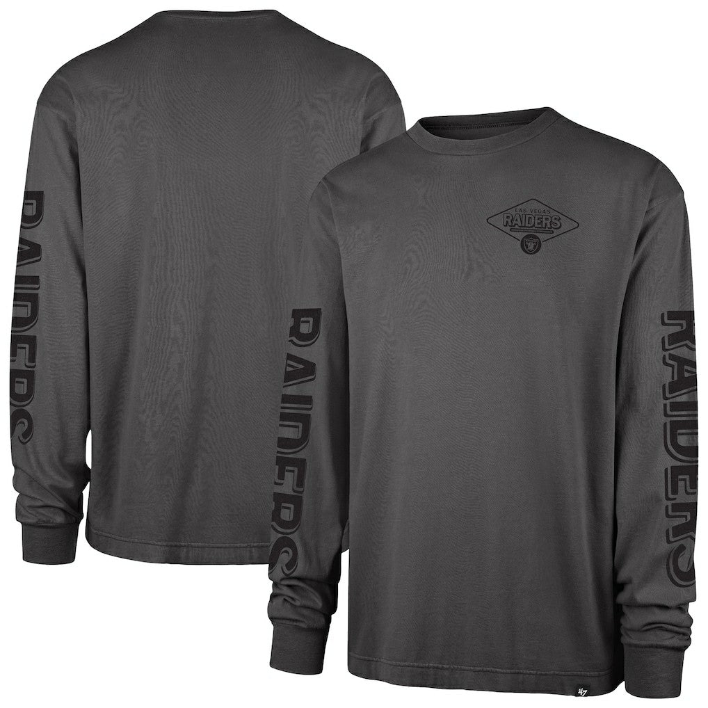 47 brand Las Vegas Raiders '47 Cairn Ravine Foundation Long Sleeve T-Shirt Black