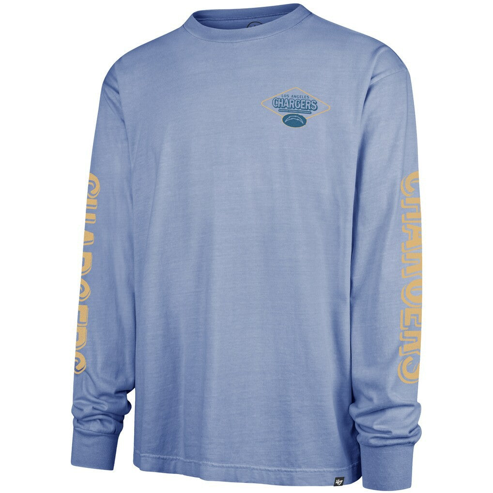 47 brand Los Angeles Chargers '47 Cairn Ravine Foundation Long Sleeve T-Shirt Powder Blue