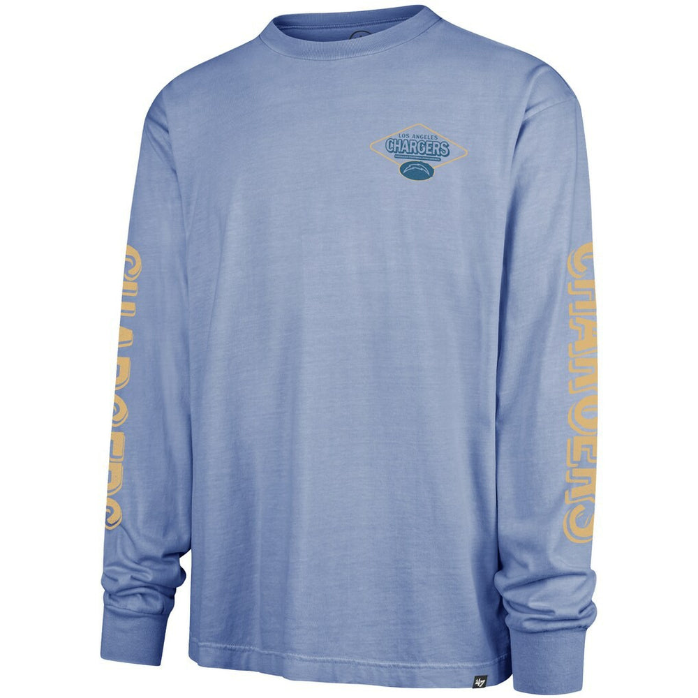 47 brand Los Angeles Chargers '47 Cairn Ravine Foundation Long Sleeve T-Shirt Powder Blue